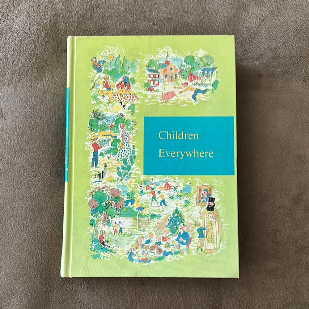 *Vintage* Through Golden Windows Children Everywhere Hardback Children's Book